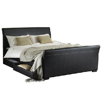 Monza Bed Frame Double Black