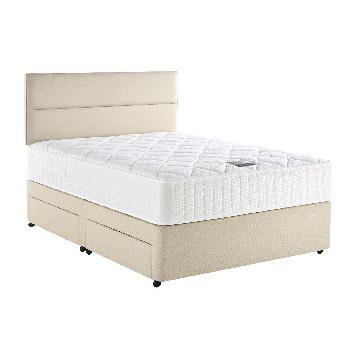 My Supreme Memoluxe Divan Set - My French Linen - 4 Drawers - Superking