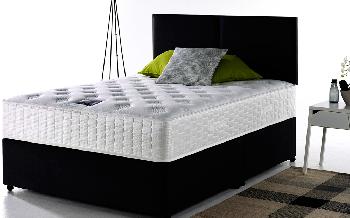 Myers My Really Comfy 1000 Pocket Divan, King Size, 4 Drawers, Funky Headboard, My Caramel Dream