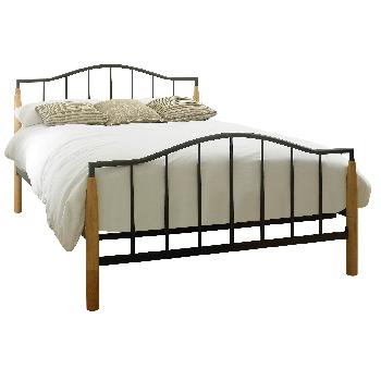 Neptune Wooden and Metal Bed Frame King