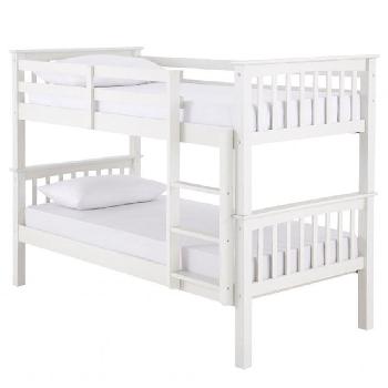 Novaro Pine Bunk Bed White