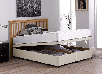 Orchard Pocket Sprung Ottoman Bed - Firm - Beige - 5'0 King