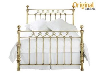 Original Bedstead Co Braemore 6' Super King Antique Nickel Slatted Bedstead Metal Bed