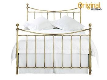 Original Bedstead Co Kendal 5' King Size Genuine Brass Antique Finish Slatted Bedstead Metal Bed
