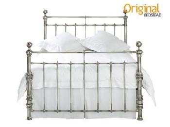 Original Bedstead Co Lerwick 5' King Size Chrome Slatted Bedstead Metal Bed