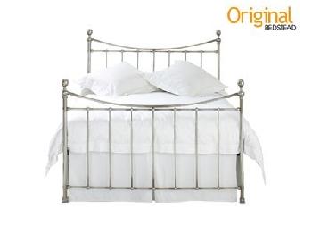 Original Bedstead Co Stirling 6' Super King Antique Nickel Slatted Bedstead Metal Bed