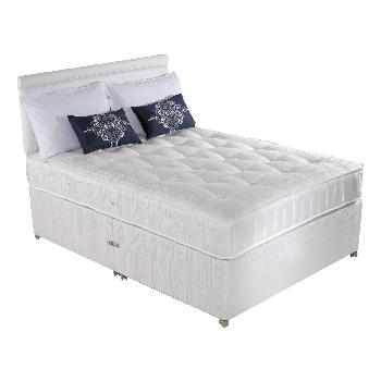 Ortho Pocket Divan Bed Small Double - End Drawer
