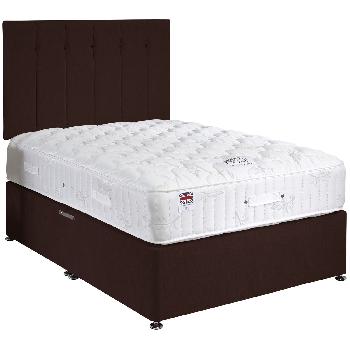 Ortho Support Dun Colours Chocolate Small Single Divan Bed Set 2ft 6 no drawers