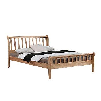 Padeswood Solid Oak Bed Frame Double