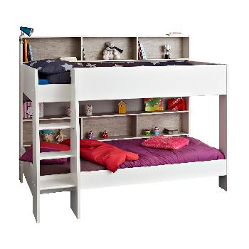 Parisot Taylor Bunk Bed in White and Grey