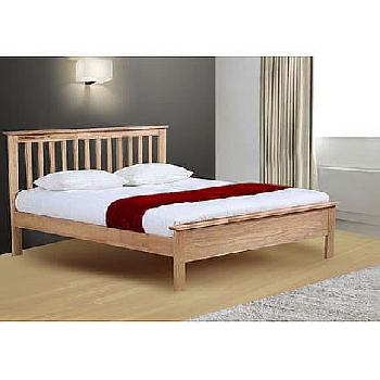 Pentre Oak Hardwood Bed Frame Double
