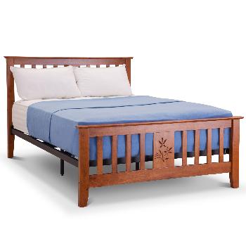 Pertley Wooden Shaker Bed Frame Kingsize