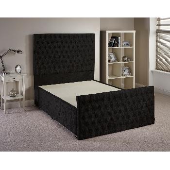 Provincial Black Double Bed Frame 4ft 6 no drawers