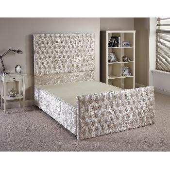 Provincial Cream Small Single Bed Frame 2ft 6 with 2 drawers