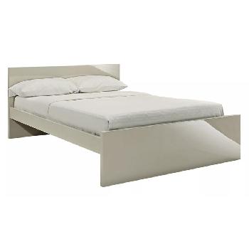 Puro High Gloss Bed Frame - Double