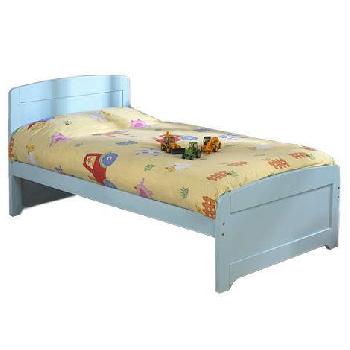 Rainbow Bed Frame in Blue Rainbow Bed in Bed Single Guard Rail Included Underbed Drawers Included