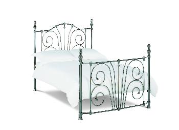 Rebecca Nickel Metal Bed Frame - 4'6 Double