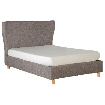 Regal Fabric Bed - Double - Grey