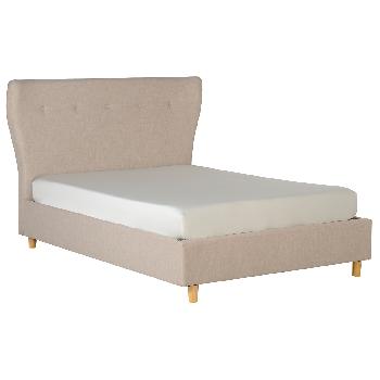 Regal Fabric Bed - Double - Wheat