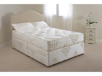 Relyon Pocket Ultima 4' 6 Double Champagne 3278 Padded Top - No Drawers Divan