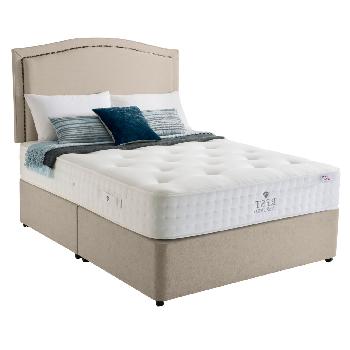 Rest Assured Rufford 2000 Pocket Memory Divan Set Ottoman plus 2 Continental Drawer Super King Egg shell Base