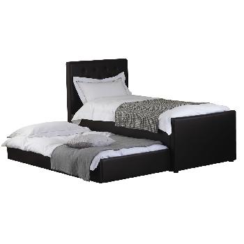 Rio Faux Leather Guest Bed and Trundle