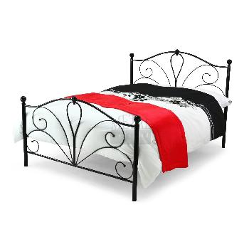 Romance Metal Bed Frame - Single - Standard - Ivory