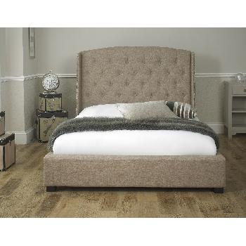 Sareer Signature Bed Frame in Beige - King