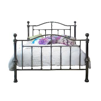 Sareer Victoria Black Nickel Bed Frame King