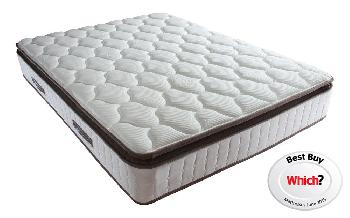 Sealy Nostromo Posturepedic Pocket 1400 Latex Mattress, Superking Zip and Link