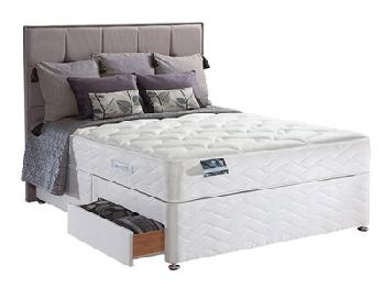 Sealy Pearl Latex Divan Set 3' Single Platform Top - No Drawers Divan