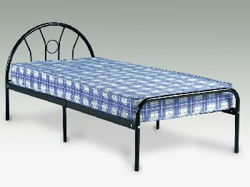 Seconique Nova Single Black Metal Bed Frame