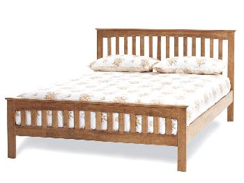 Serene 4ft Amelia Small Double Honey Oak Bed Frame