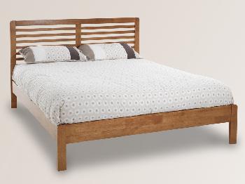 Serene 4ft Esther Small Double Honey Oak Bed Frame