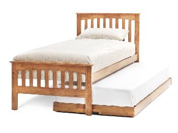 Serene Amelia Honey Oak Guest Bed Frame