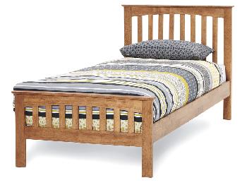 Serene Amelia Single Honey Oak Bed Frame