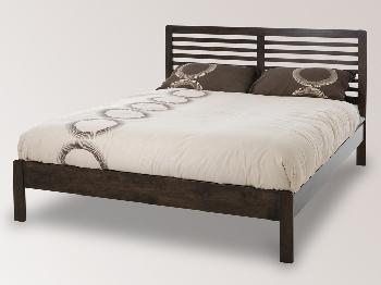 Serene Esther Double Walnut Bed Frame