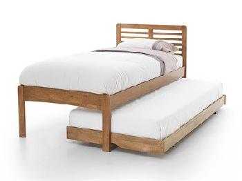 Serene Furnishings Esther Guest Bed 3' Single Walnut Stowaway Bed