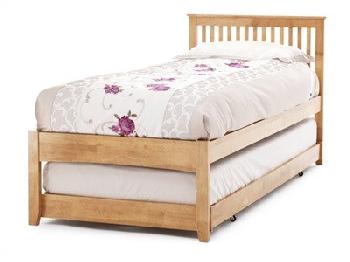 Serene Furnishings Freya Guest Bed 3' Single Honey Oak Stowaway Bed