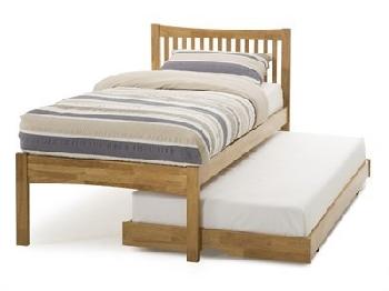 Serene Furnishings Mya Guest Bed (Honey Oak) 3' Single Honey Oak Stowaway Bed