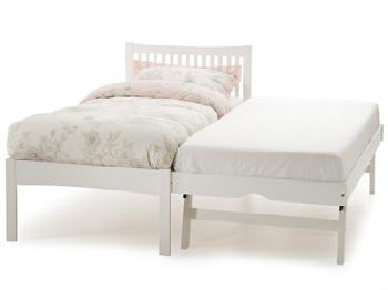 Serene Furnishings Mya Guest Bed (Opal White) 3' Single Opal White Stowaway Bed