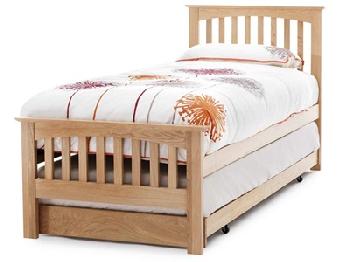 Serene Furnishings Windsor (Guest Bed) 3' Single Honey Oak Stowaway Bed