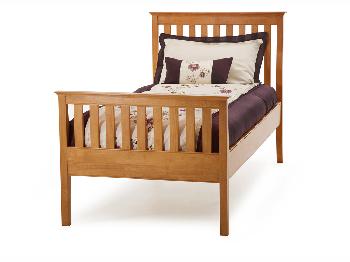 Serene Grace Single Cherry Bed Frame (High Footend)