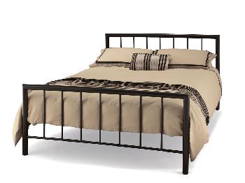 Serene Modena Double Black Metal Bed Frame