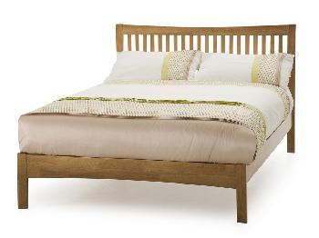 Serene Mya Double Honey Oak Bed Frame