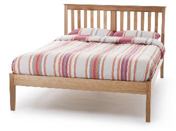 Serene Salisbury Double Oak Bed Frame (Low Footend)