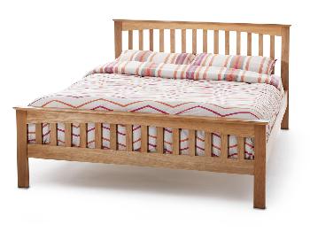 Serene Windsor Double Oak Bed Frame