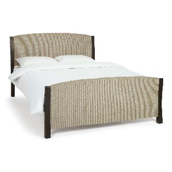 Shelley King Fabric Bed Latte Black