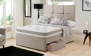 Silentnight Atlanta 1000 Mirapocket Divan, King Size, 4 Drawers, No Headboard Required