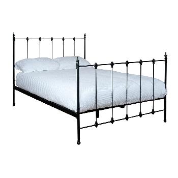 Silentnight Carrington Metal Bed Frame Black Double